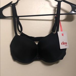 Black Plunge Bra